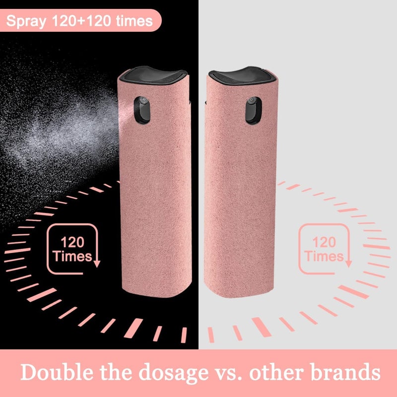 walrfid 2 Pack Screen Cleaner Spray and Wipe, Computer Laptop Cleaning Kit for Electronic iPad, iPhone, Cellphone, Monitor, MacBook Pro, Car Display, Tablet, TV Flat Screens, Pink - Image 5